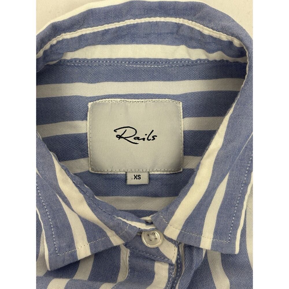 Rails Janelle Blouse Women's Size Xs Button Front… - image 3